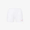 Logo-embroidered Mid-rise Cotton-terry Shorts