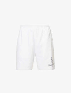 Vendome Brand-print Cotton-jersey Shorts